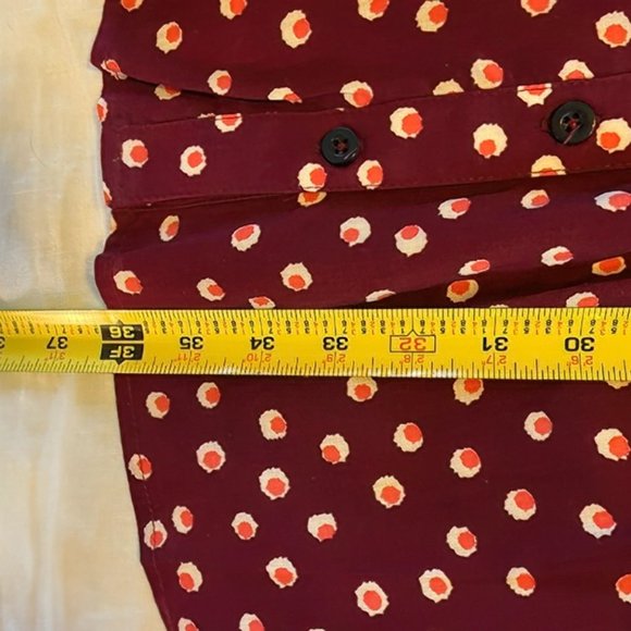 NWT Anthropologie 11-1-Tylho West Street Polka Dot Button Front Dress - Small - Picture 7 of 9